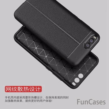 Fuld Dækning Beskyttelse Stødsikkert Carbon Armor Case for Xiaomi Mi 6 Dække Coque for Xiaomi Mi-6 Tilfælde Læder TPU Silikone Oprindelige