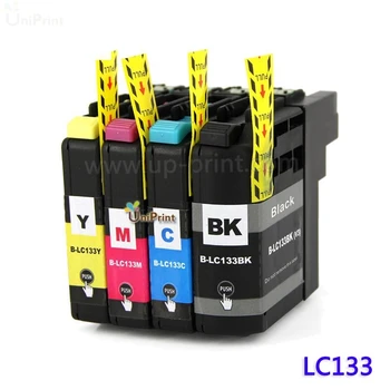 4PK LC133 blækpatroner til Brother DCP-J152W J552W J752W J172W DCP-J4110DW MFC-J870DW MFC-J470DW printer med chip fuld blæk