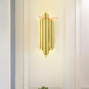 Nordisk LED væglampe sengebelysning Spejl, Lamper Soveværelse lumiere interieur Veranda væg sconce Moderne væglamper Stue