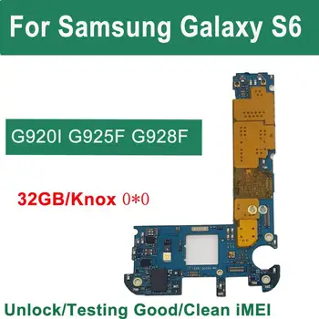 Ulåst Oprindelige Rene IMEI-32GB, 64GB Til Samsung Galaxy S6 Kant Plus G928F S6 Kant G925F S6 G920I Bundkort