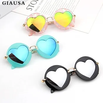 GIAUSA Brand Designer Solbriller Baby Dejlige Hjerte briller Piger Drenge Studerende Kids Solbriller Nuancer Børn Gave UV400