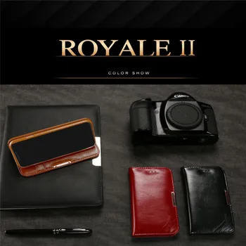 KLD Royale II Serie Pung i Ægte Læder Cover til iPhone 8 plus
