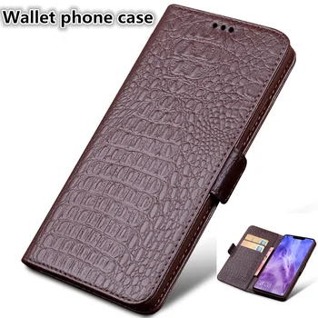 Ægte læder tegnebog case-kort slot telefon taske til Samsung Galaxy A41 A11 A21 A31 A51 A71 A81 A91 flip wallet telefonen tilfælde funda
