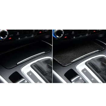 For audi-A4-B8 A5 Q5 Indvendigt tilbehør Carbon Fiber Bil Center Kontrol Gear 28TB