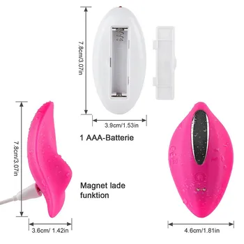 APHRODISIA Stille Vibrator Trusse Trådløs Fjernbetjening Bærbare Klitoris Stimulator Usynlige Vibrerende Æg Sex-legetøj til Kvinder