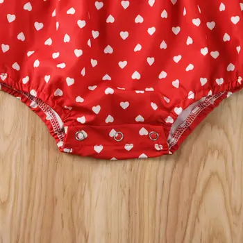 Pudcoco Nyfødte Baby Piger Fra Skulder Bodysuit 2020 Nye Børn, Polka-dot-Et-stykke + Pandebånd 2STK Tøj Tøj