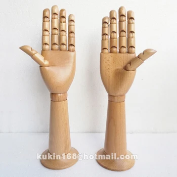 Fleksible samlinger af mannequin træ hånd, Smykker display hånd