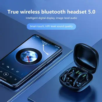 1 Stk TWS Bluetooth Hovedtelefon V5.0 Touch Kontrol Stereo Sport Trådløse Headset Støj-Reduktion Mini Øretelefoner Til Xiaomi Huawei