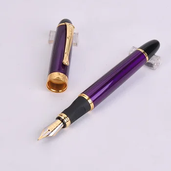 2020 Nye Arrivel Jinhao X450 Luksus Blænde Blue Fountain Pen Høj Kvalitet Metal Rentegning Pens for kontorartikler, skoleartikler