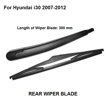 For Hyundai i30 2007-2012 Elopvarmet Forrude Forrude-Vinduet viskerarmen Blade-Sæt