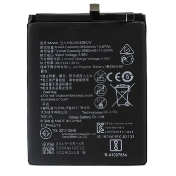3650 mAh Batteriet Huawei HB436380ECW for P30 Høj Kvalitet Erstatning Batería Genopladelige Batterier