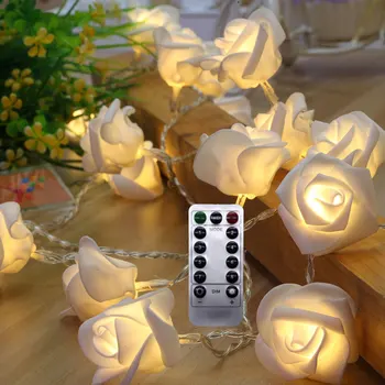 2.5 meter Fjernbetjening Steg Candle Lys Til Bryllup Eller som Romantisk Fødselsdag Dekoration,Varm hvid eller Farve skiftende lys