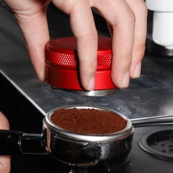 51mm Tre Padle Espresso Kaffe Manipulere Justerbar Og Manipulere for Barista i Rustfrit Stål Base, Og Tryk Bean