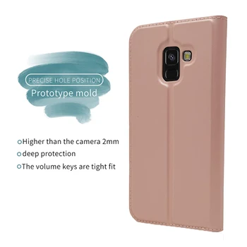 ZROTEVE Cover Til Samsung Galaxy A8 2018 Tilfælde Flip Wallet Læder Cover Til Samsung Galaxy A8 Plus Sager Til Samsung A8 Plus