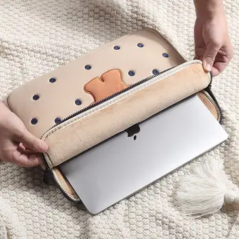 Mode Søde Piger, Kvinder Apple ipad Sleeve Sag Bag 9.7 10.2 11 13 tommer Tablet Taske Pose Broderi Bære Ins Tegnefilm Mønster