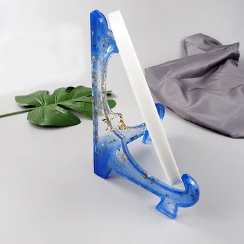 DIY Håndlavet Epoxy Harpiks Forme Holder Silikone Formen Folde Opbevaring Silicium Forme til Harpiks Kunst