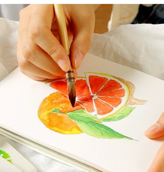 XSYOO Akvarel Maling Farve Line Udkast til Tom Akvarel Bog håndmalet Maleri Bog vandopløselig Farve Kunst forsyninger