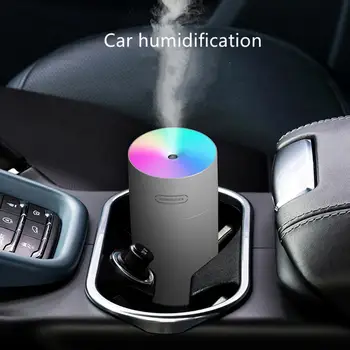 2020 Nye Mini Ultralyd Luft Luftfugter Aroma Diffuser Difusor Tåge Cool Kaffefaciliteter For Bilen Hjem Med Nat Lys Lampe humidificador