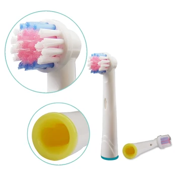 8stk Oral B El-Tandbørste Udskiftning Hoveder til Braun Oral-B tandbørste Hoved-Blød Børste,Vitalitet med Dobbelt Clean