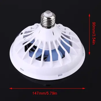 2in1 AC 85V-265V E27 12W E27 LED-Lampe Loft Ventilator Led Pære For Indre Marked
