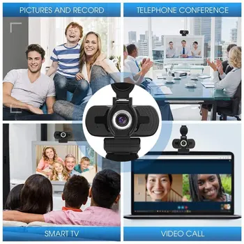 Usb-Kamera, 1080P, Computer, Kamera Live Internet-Berømthed Video Kamera Med Objektiv Dækning af Ubemandede Kørsel Webcam