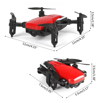 Mini LF606 Sammenklappelig Wifi FPV 2,4 GHz 6-Akset RC Quadcopter Drone Helikopter Toy