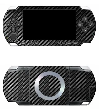 Sort Carbon Fiber Vinyl Skin Sticker Protector til Sony PSP 1000 skind Klistermærker til PSP1000
