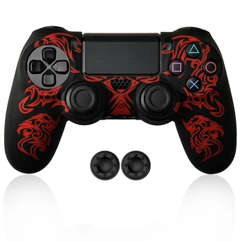 PS4/Slank/Pro Controller Dragon Mønster Silikone etui Skin til Sony Playstation 4 PS4 Controller