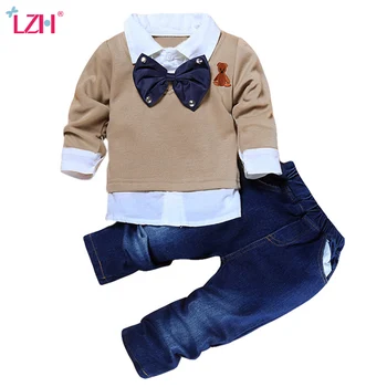 LZH Børn Tøj 2020 Efteråret lille Barn, Drenge Tøj, Tøj Passer Kids Tøj, Træningsdragt Til Drenge Tøj Sæt 2 3 4 5 6 7 År