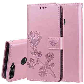 Læder Flip Wallet Case Cover Til Huawei 7C Pro 7A, 6C 7X 7S 6A 6X på Ære 9 8 10 Lite Telefonen Tilfælde Dække Shell
