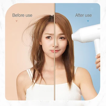 Xiaomi Mijia Showsee Anion hårtørrer 1800W Negative Ion hårpleje Professinal Hurtig Tør Hjem Bærbare Hårtørrer Diffuser