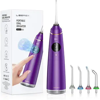 Liberex Elektriske Oral Irrigator Bærbare Dental Vand Flosser USB-Genopladelige Irrigator Dental Vand Floss Tips Tænderne Renere
