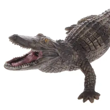 Havdyr Figur Plast Spil Børn Figur Legetøj Samling Krybdyr-Krokodille pædagogisk legetøj sæt Udviklingsmæssige