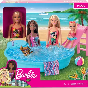 Barbie Pool Party Legesæt Chelsea Ferie Dukke Oprindelige Legetøj Pige Gave Barn Indstillet til Børn Dukker Passer til Uddannelse Mødre