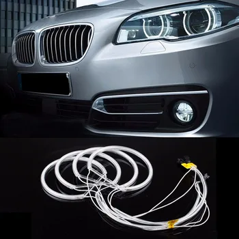 Bil Angel Ørn Øjne lyser Lygten Hvide lygter til BMW E36 3 E38 7 E39 5 E46 (131*4) 4stk 131mm CCFL-Rør