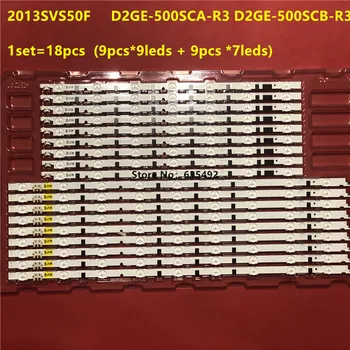 LED-Baggrundsbelysning strip 9+7 lysdioder for D2GE-500SCA-R3 D2GE-500SCB-R3 2013SVS50F R+L BN41-02028A UN50F6300 HF500BGA-B1 UE50F620