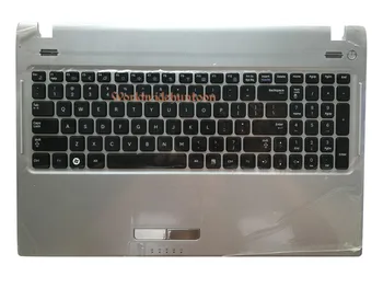 Reboto Oprindelige Laptop Tastatur til SAMSUNG NP-Q530 OS Layout BA75-02669A Med Sølv Håndfladestøtten Billede i Høj kvalitet