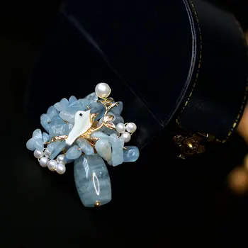 SINZRY nye 2020 Naturlig shell ferskvandsperle håndlavet vintage elegant broche pin-dame tørklæde spænder fashionable smykker gave