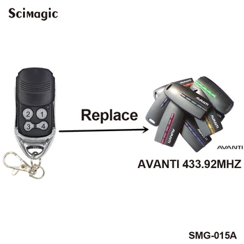 AVANTI kompatibel Fjernbetjeningen til garagesystemet AVANTI 433.92 MHz Rullende kode håndholdte sender