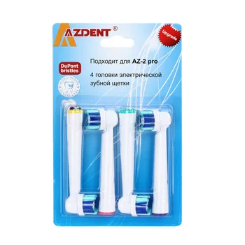 AZDENT 4/8stk Mode Tandbørste Hoveder til AZ-2 Pro Roterende Elektriske Tandbørste Roterende Type Tænder Tand Børste Hoveder Mundtlig Ren
