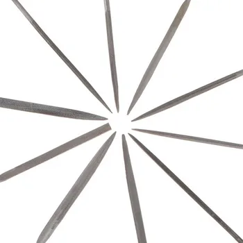 10stk/sæt Metal Nåle Fil for Glas Sten Guldsmede Diamant Wood Carving Håndværk Sy Side-Filer Værktøj