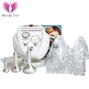 BeautyStar Vakuum Massage Terapi Maskine Udvidelsen Pumpe Løfte Breast Enhancer Massageapparat Kop Slankende Body Lymfedrænage