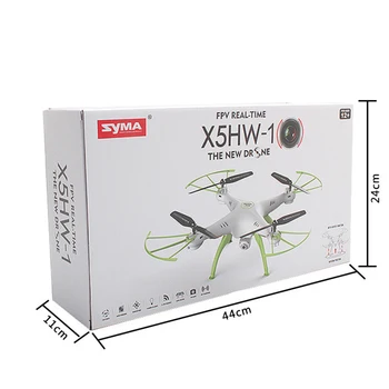 Original SYMA X5HW 2,4 G 4CH fire-akse fly Wifi version HD-kamera, fjernbetjening FPVRC drone gift (X5SW opgraderet version)