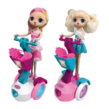 Ny Overraskelse Dukke Balance Bil Mode Elektriske underholdningsmusik Pige Elektrisk Legetøj Til børnenes Julegaver