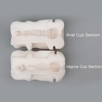 Mandlige Masturbator Real Vaginal Munden Anal 3 Stilarter Pocket Pussy Sex Legetøj til Mænd Oral Onani-Cup Ægte Vagina Anus