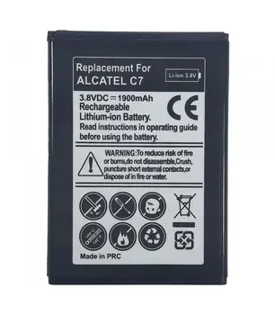 Batteri refill Neutral Model TLi019B2 udskiftning Java Alcatel C7