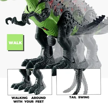 Simulering Taler Dinosaur legetøj kids pædagogisk legetøj Elektronisk Mekanisk Mist Spray Æg Om at Gå Dinosaur Model