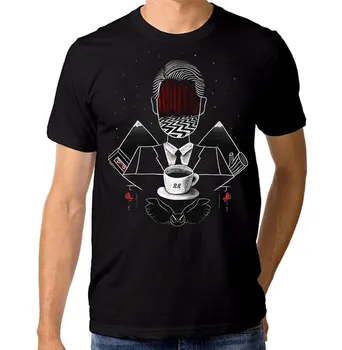 Twin Peaks Kunst T-Shirt, David Lynch Mænd Kvinder Tee, Alle Størrelser Unisex Mænd Kvinder Tee Shirt