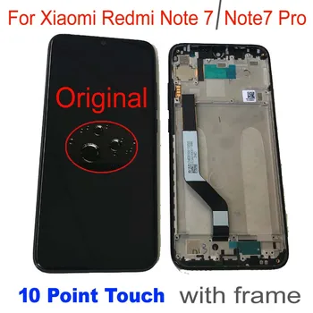 Oprindelige GODE Arbejde LCD-Skærm Touch screen Digitizer Assembly med Ramme For Xiaomi Redmi Note 7 Note7 Pro Globale Telefonen Sensor