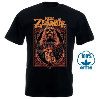 Rob Zombie Warlock Rob Zombie T-Shirt, Autentisk & Officiel Sjældne Korte Ærmer Mode Sommeren Udskrivning Casual 011792